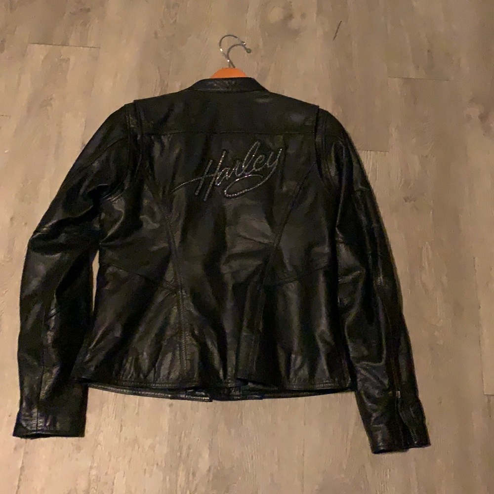 Harley Davidson leather riding jacket